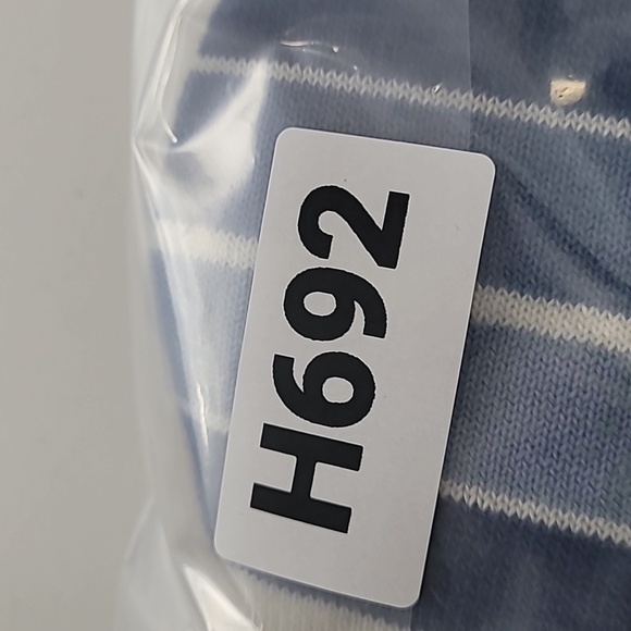 NEW Lauren Ralph Lauren Womens XL Striped Off-The-Should Multi color Crop H692 - Picture 8 of 8